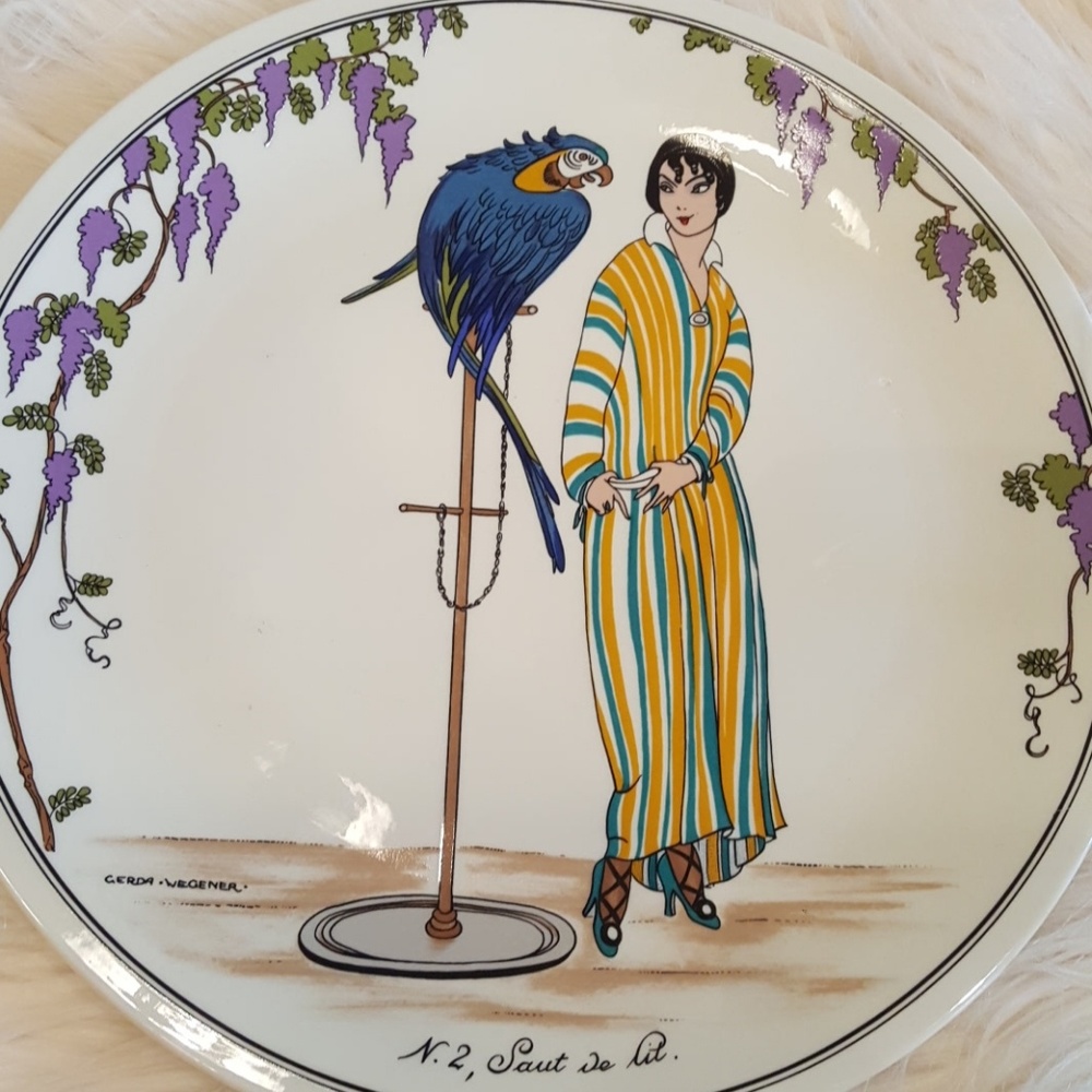 VILLEROY&BOCH DINNER PLATE Saut De Chat Design‎ 1900